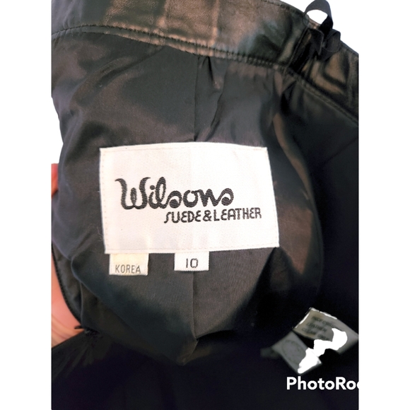 Vintage Wilson's Leather Pencil Skirt - Picture 5 of 6